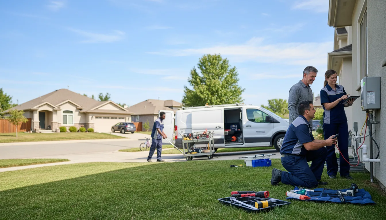 Tankless water heater service in Hometown, IL
